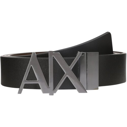 Armani Exchange Pas črna / srebrna Cene