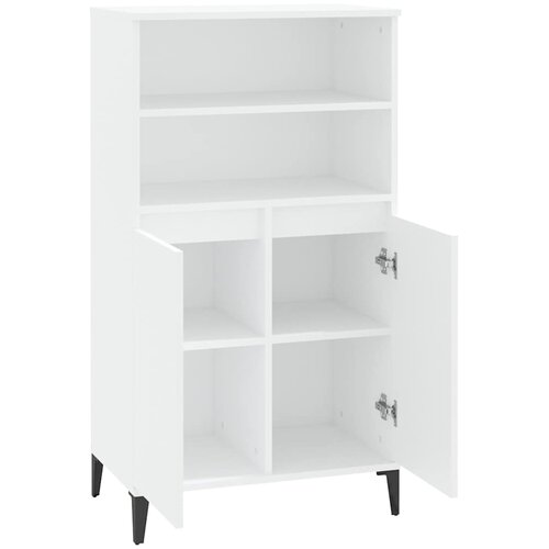  Highboard Bijela 60 x 36 x 110 cm Konstruirano drvo Slike