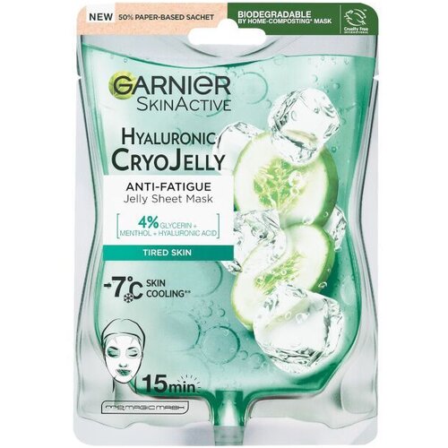 Garnier Skin Naturals gel-maska za lice obogaćena hijaluronskom kiselinom i ekstraktom krastavca Slike