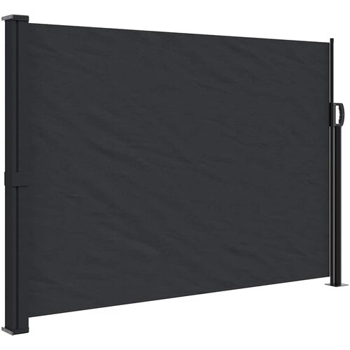 Maison Chic Zložljiva stranska tenda - Senčniki črna 140x300 cm, (22039196) Slike