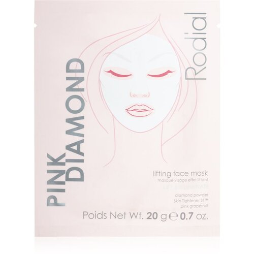 Rodial Pink Diamond Lifting Face Mask maska iz platna z lifting učinkom za obraz 4x1 kos Cene