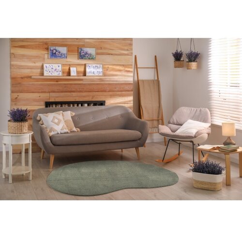  Protivklizni tepih LOREN 160x230 cm tamno zelene boje Slike