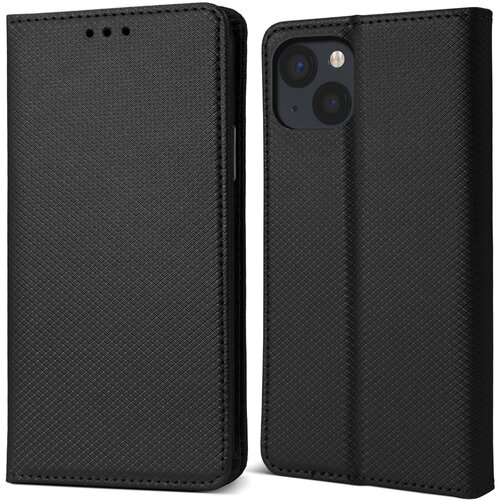 MOOZY črna pametna magnetna preklopna torbica za telefon iPhone 13 Mini, (21061512) Cene