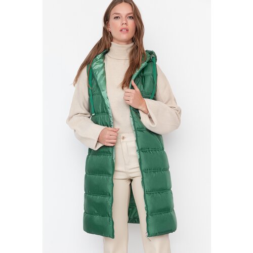 Trendyol Green Hooded Pocket Detailed Inflatable Vest Cijene