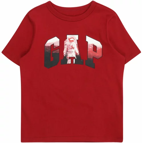 GAP Majica antracit siva / trešnja crvena / svijetlocrvena / bijela