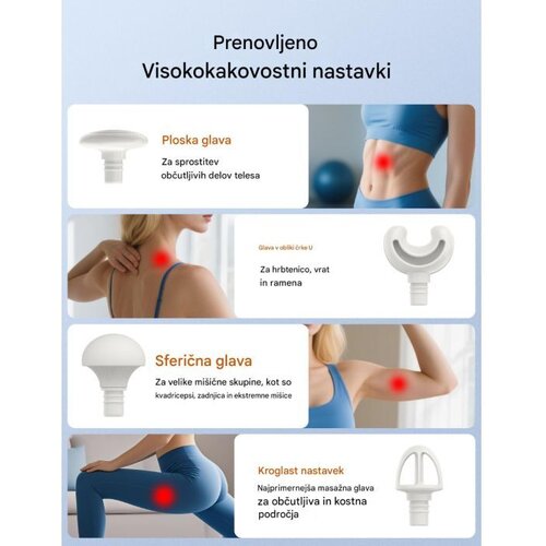 Taotronics Masažna mini pi&amp;scaron;tola bela Slike