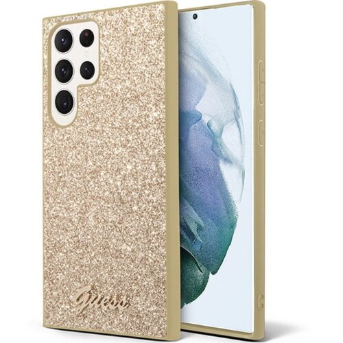 Guess GUHCS23LHGGSHD ovitek za samsung galaxy S23 ultra 5G - zlata z bleščicami Cene