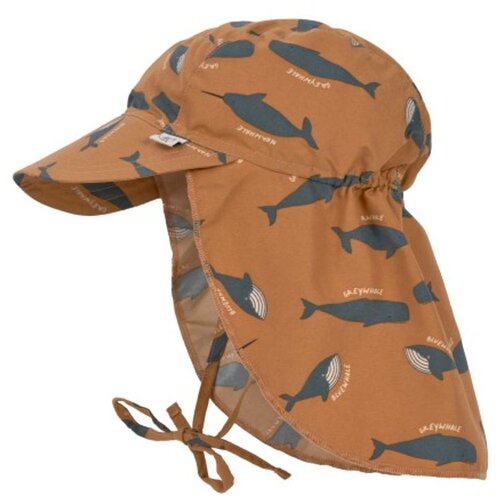Lässig Kapa sa za&scaron;titom za vrat Flap Hat Whale caramel, 03-06 mj. Cijene