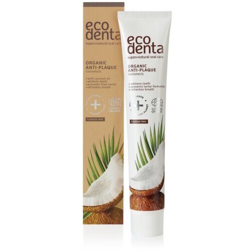 Ecodenta pasta za zube protiv kamenca i plaka sa kokosovim uljem ORGANIC Slike