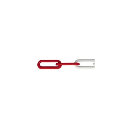 VORMANN plastični PVC lanac 25m / 6 mm crveno-bijeli Slike