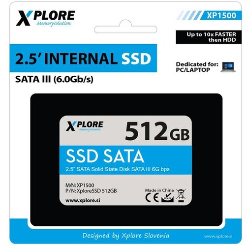 X-plorer SSD notranji disk 6,3 cm (2,5) 512 GB, XP1500 Slike