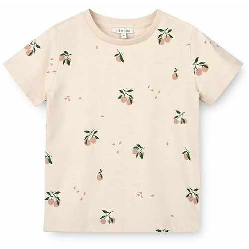 Liewood Dječja pamučna majica kratkih rukava Apia Printed Shortsleeve T-shirt boja: ružičasta, s tiskom