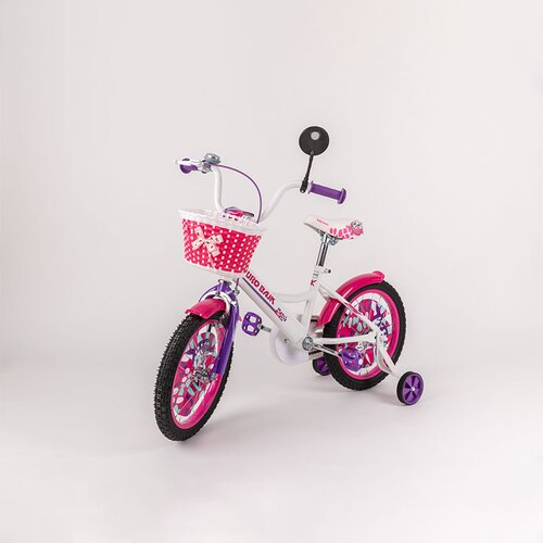 Eurobajk Bicikl za devojčice BMX 16 roze-beli Slike