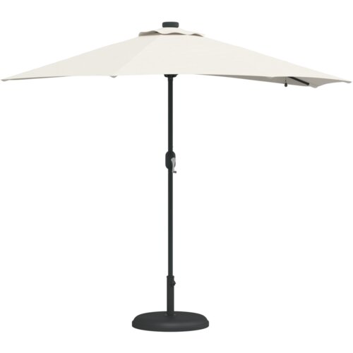 VidaXL vrtni suncobran pijesak 294 x 150 x 223 cm tkanina Slike