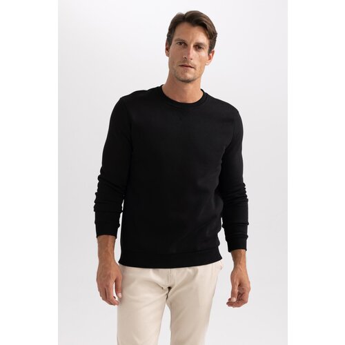 Defacto Regular Fit Crew Neck Basic Cotton Sweatshirt Slike