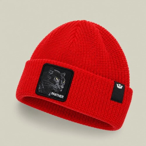 Goorin Bros Kape The Panther Beanie Mini Rdeča Slike