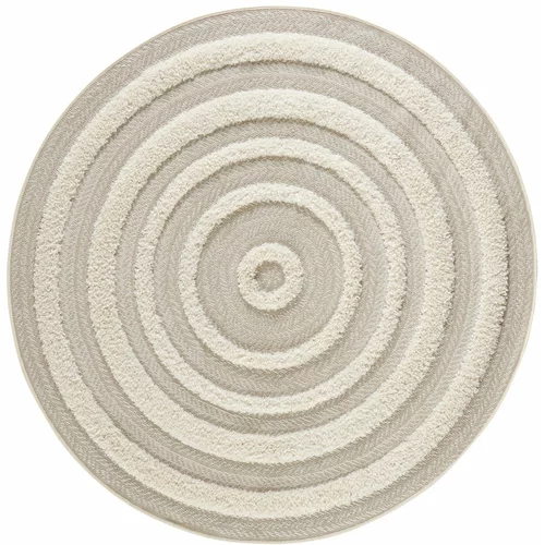 Mint Rugs Krem preproga Handira Circle, ⌀ 160 cm