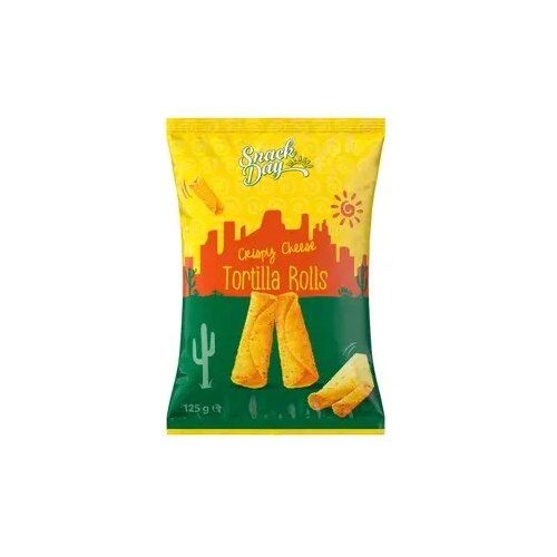 Snack Day Čips tortilja rolls 125g Cene