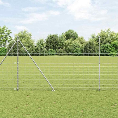 vidaXL ograja za polja 1.6x25 m cinkano jeklo Cene