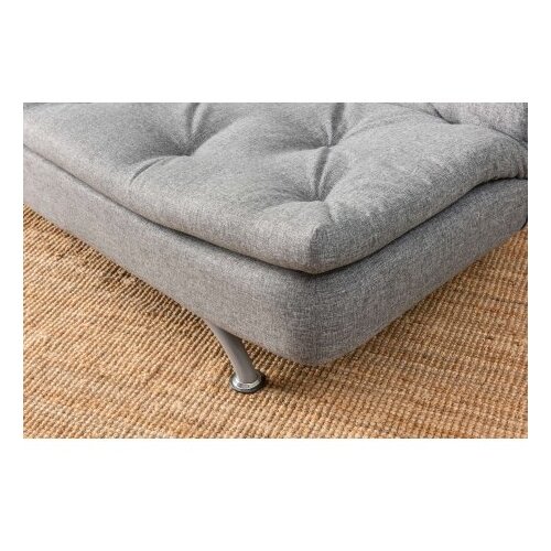 Atelier Del Sofa Rivo sklopiva sofa, 185x63x82cm, siva Slike