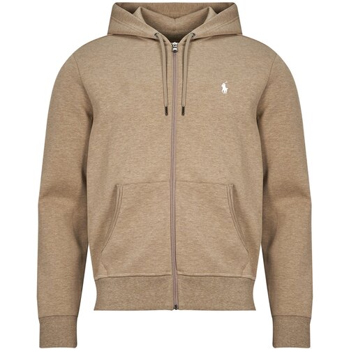 Polo Ralph Lauren SWEATSHIRT ZIPPE EN DOUBLE KNIT TECH Bež Slike