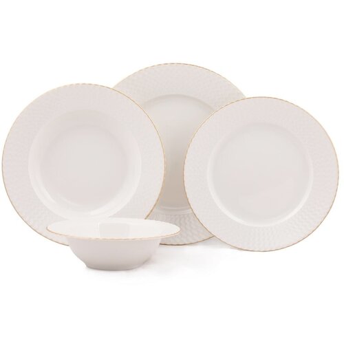 K&amp;uuml;tahya Porselen 24-delni jedilni servis iz porcelana Galla Slike