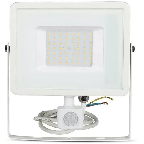 V-tac LED projector VT-50-S-W 50W SAMSUNG CHIP Motion sensor 3000K 4000lm (SKU 466) White Cijene