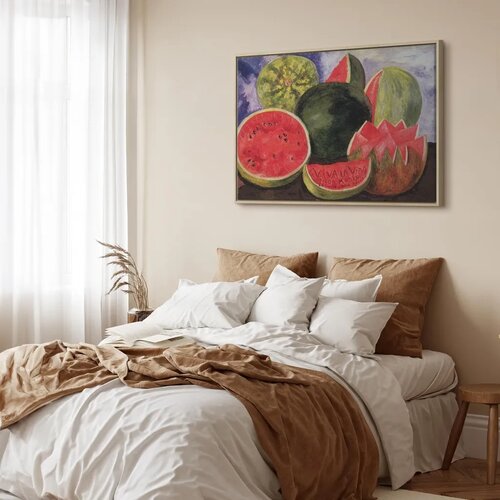  Slika - Frida Kahlo &amp;ndash; Viva la Vida 60x40 U prirodnom drvenom okviru Slike