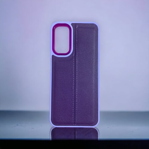  futrola kozna sa bamperom za xiaomi redmi 13C lila Slike
