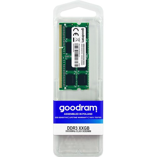 Goodram GR1600S364L11 /8G memory module 8 GB 1 x 8 GB DDR3 1600 MHz Cijene