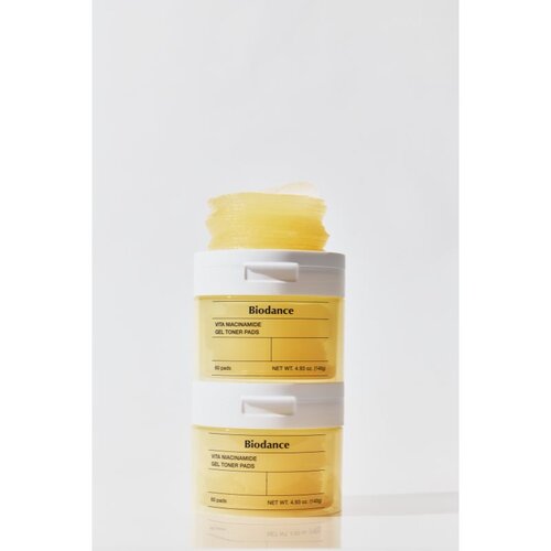 BIODANCE Vita Niacinamide blazinice natopljene tonerom s posvjetljujućim učinkom 60 kom Slike