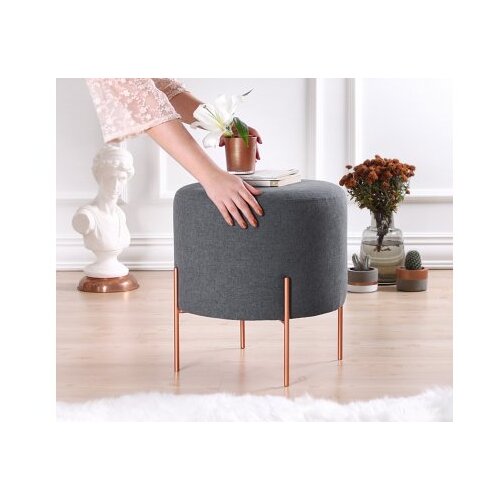 Balcab Home Copper 47 - Dark Grey Dark Grey Pouffe Cene