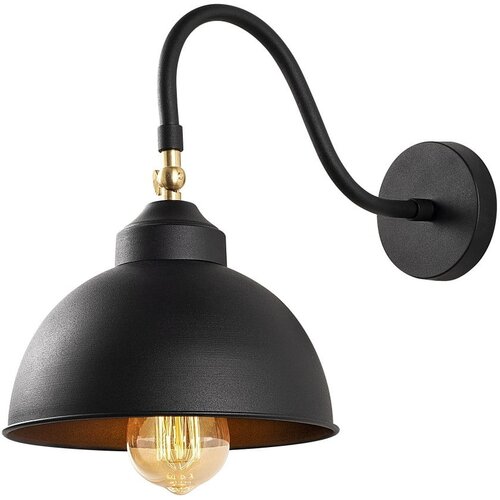 Opviq lights crna metalna zidna svjetiljka Fotini Cijene