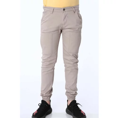 Fasardi Boys' beige pants with elastic bands