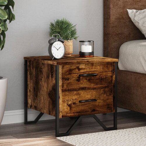 vidaXL Noćni ormarići 2 kom boja hrasta 40x41x40 cm konstruirano drvo Cijene