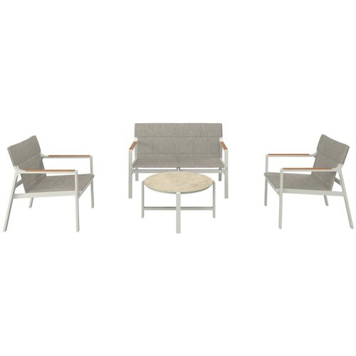 Modern Living Vrtni Set Linz, Svetlo Siva, 4-Delno Slike