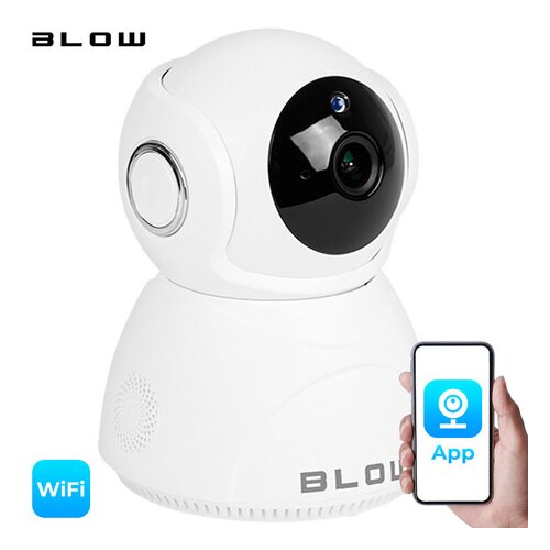 Blow IP kamera IP H-263, WiFi, 1080p, Full HD 3MP, vrtljiva 355°, nočno snemanje, senzor gibanja, aplikacija, (20506044) Cene