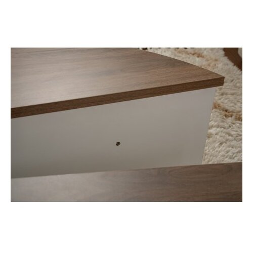 Hanah home Nordure Club set stolova Orion, 90x60x30, 85x30x35cm, 2 dijela, Smeđa Slike
