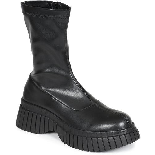 Exé Shoes Pol&scaron;kornji W3611-R6290-PU-BLACK Črna Cene