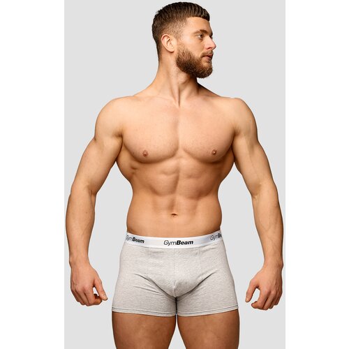 GymBeam Mu&amp;scaron;ke bokserice Essentials 3Pack Grey Slike