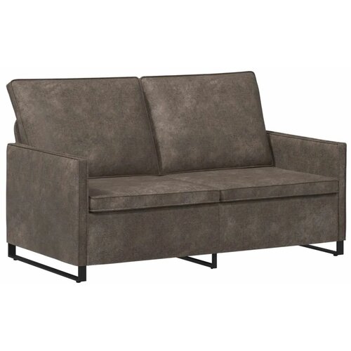  Set sofe 2 pcs Tamnosiva Umjetni sued - Tamnosiva Jednostruka + Dvostruka (140 cm) Slike