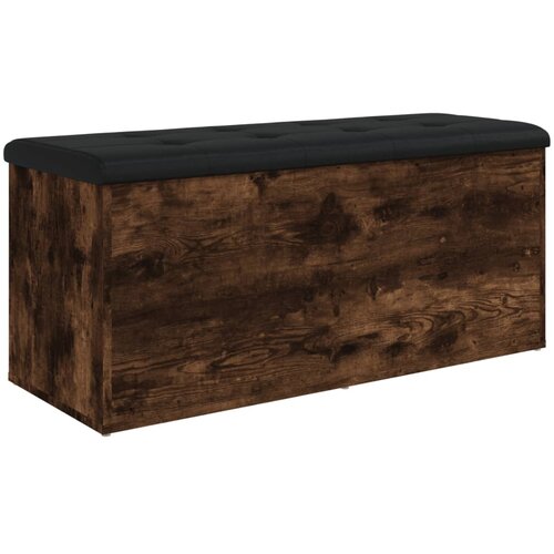  Klupa za pohranu boja hrasta 102x42x45 cm od konstruiranog drva Slike
