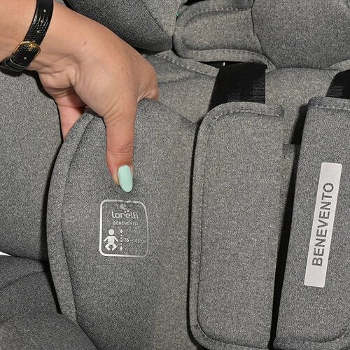 Lorelli Auto Sedi&amp;scaron;te Benevento Isofix (76-150Cm) - Grey Slike