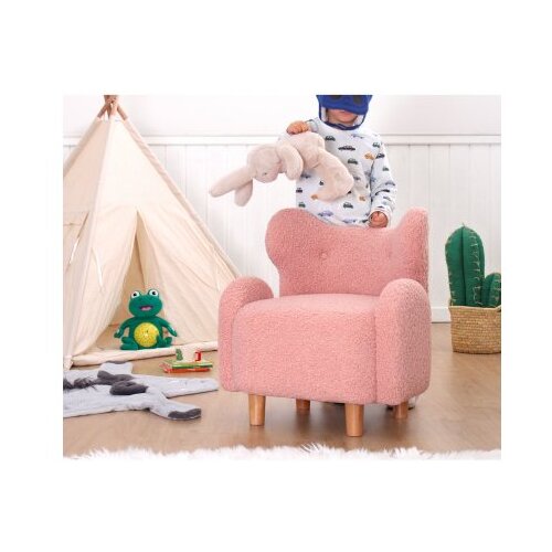Atelier Del Sofa dečija krilna stolica juano teddy pink Slike