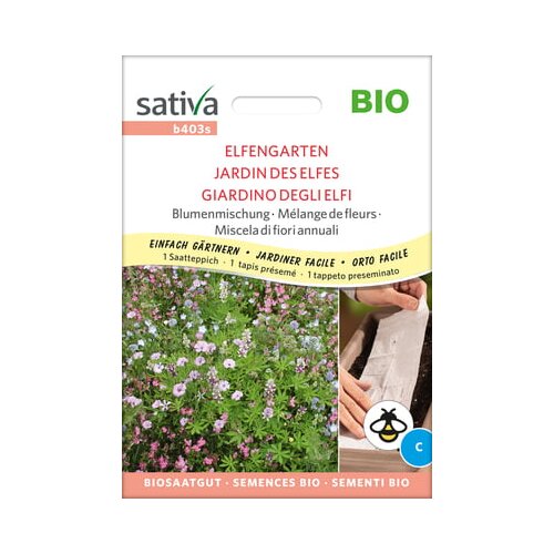 Sativa Bio cvetlična mešanica "Elfengarten" semenski trak Cene