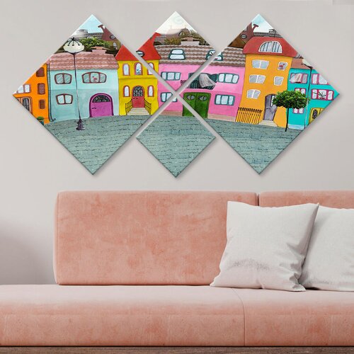 Wallity slika 4MDF39302959, 60x115 cm, 4 dijela Cene