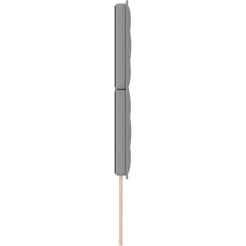  LED glava kreveta s LED trakama Svijetlo siva 160 cm tkanina Slike