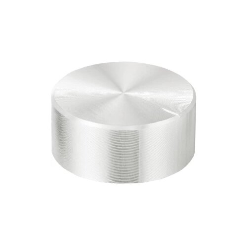 TRU COMPONENTS TC-11696496 okretni gumb s gumbom za obilježavanje srebrna (Ø x V) 30 mm x 13 mm aluminij, plastika 1 S Cijene
