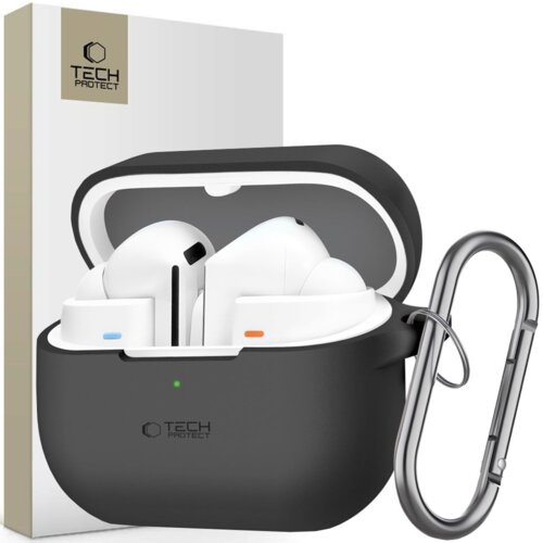 TECH-PROTECT SILIKONSKA KAVELKA ZA OVITEK SAMSUNG GALAXY BUDS 3 / 3 PRO BLACK, (22006416) Cene
