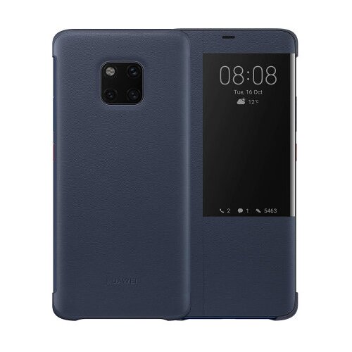 Huawei original preklopna torbica Smart View za Mate 20 Pro moder z okenčkom Cene